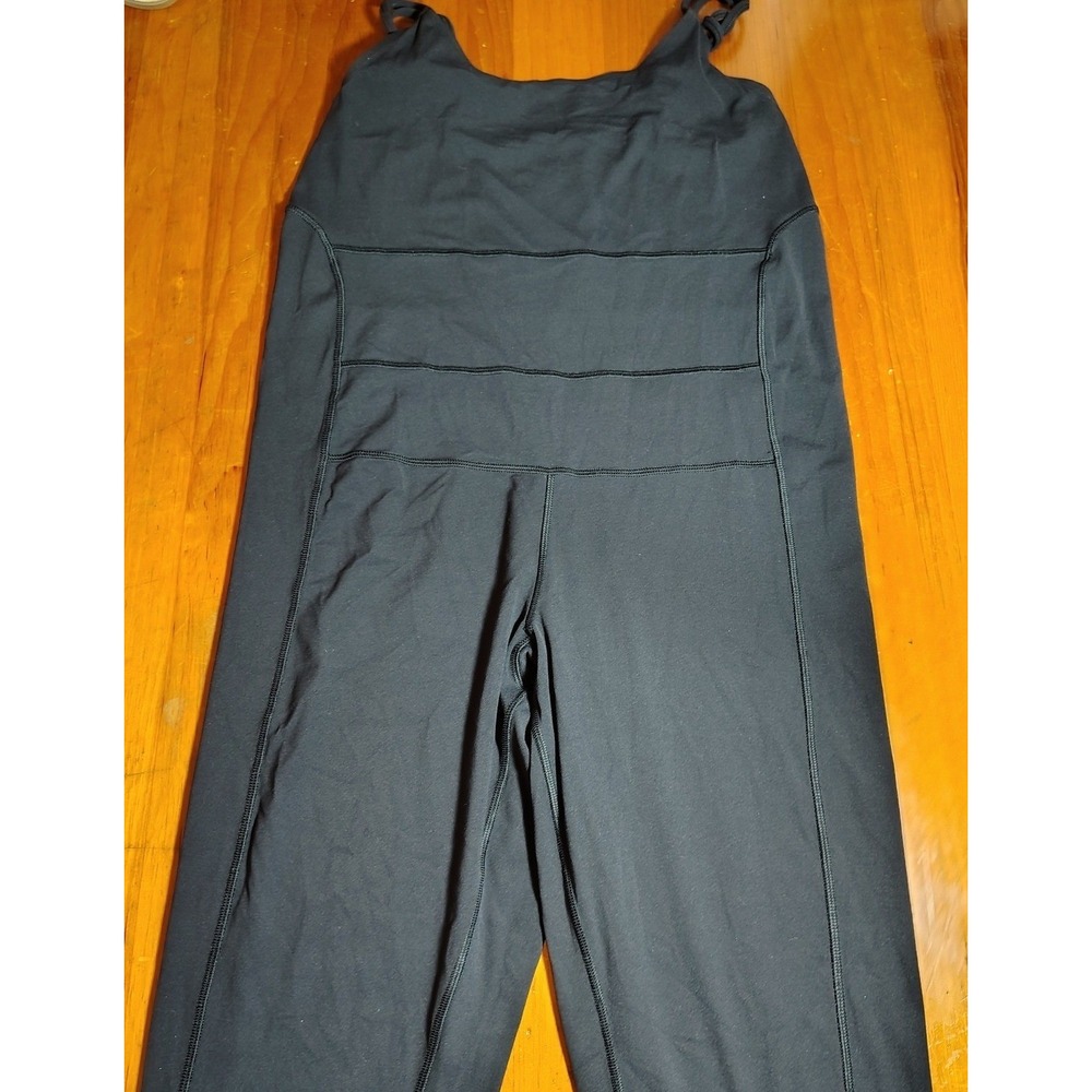 GAME US Jumpsuit  Black Nylon Lycra Adjustable‎ Strap - Size M dark goth